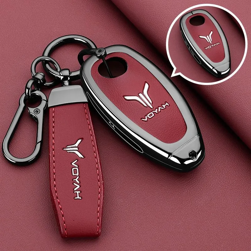 Capa chave do carro para voyah grátis + filtro de viagem de coragem suv 3 4 botões estilo do carro chaveiro capa escudo fob fob acessórios