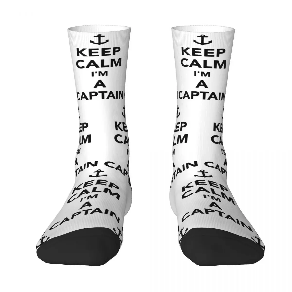 Keep Calm Im A Captain Socks All Season Long Socks Accessories for Man's Woman's Gifts