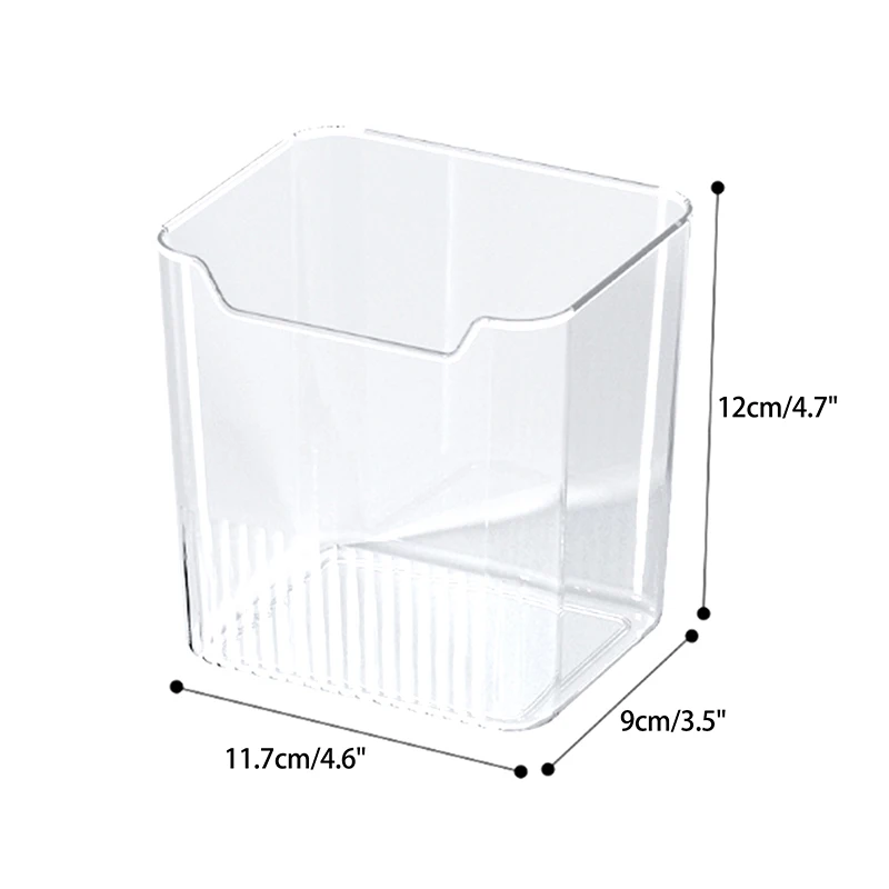 Caja de conservación de alimentos premium para frigorífico; Organizador de cocina para verduras y especias; Almacenamiento de puerta lateral de refrigerador