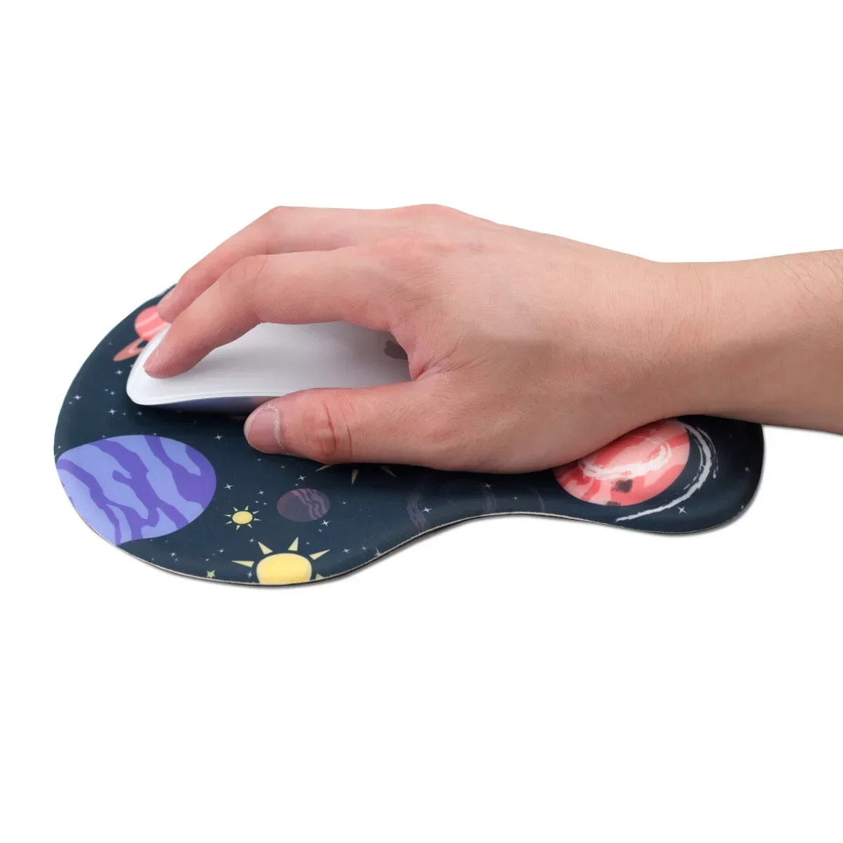 Resto de pulso de silicone mouse pad ergonômico suporte de mão antiderrapante tapete de ratos de jogos macio mousepad para desktop computador portátil