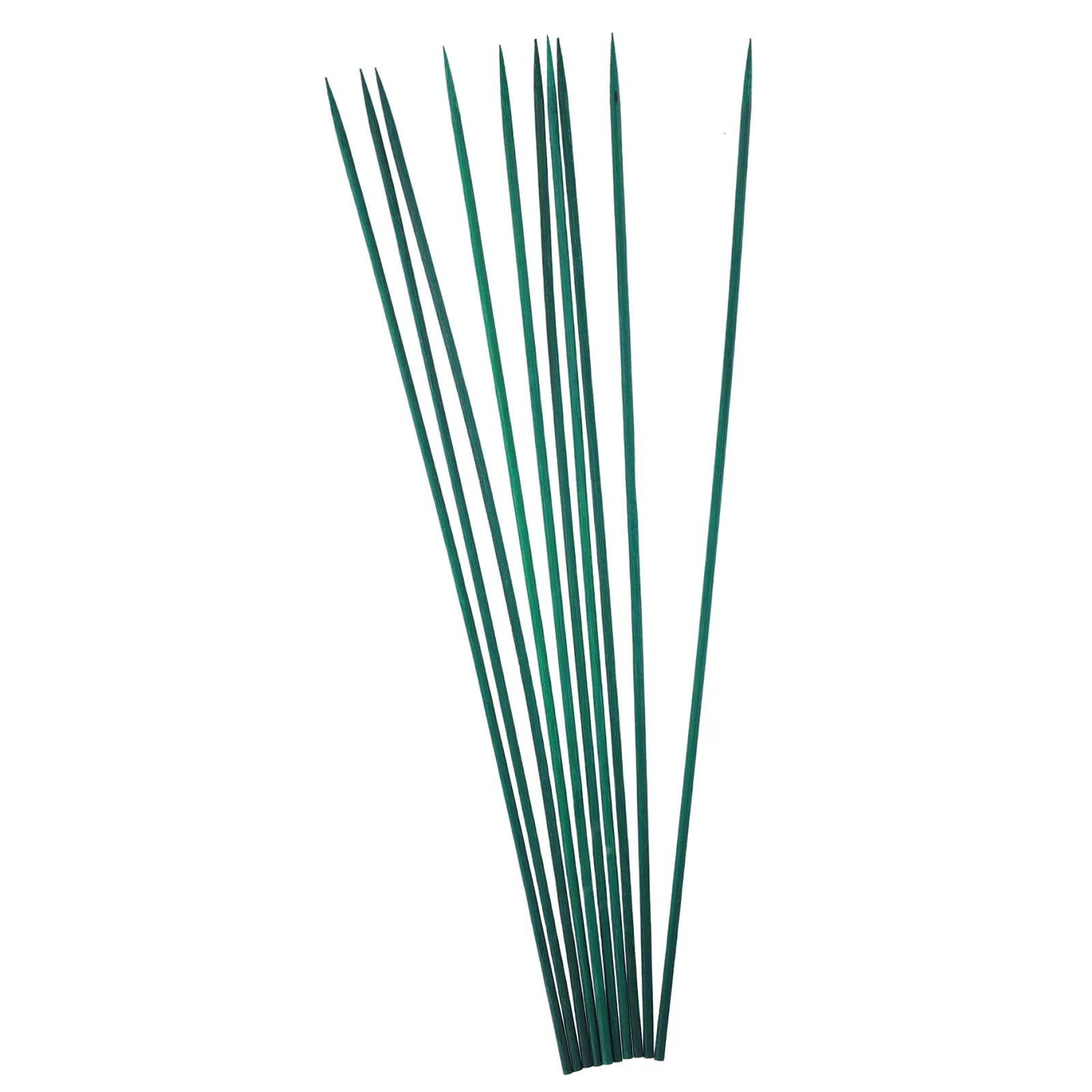 

10PCS 40cm Green Plant Support Sticks Canes For Flowers Garden For Florist Flower Arrangement Household Plants Decoration