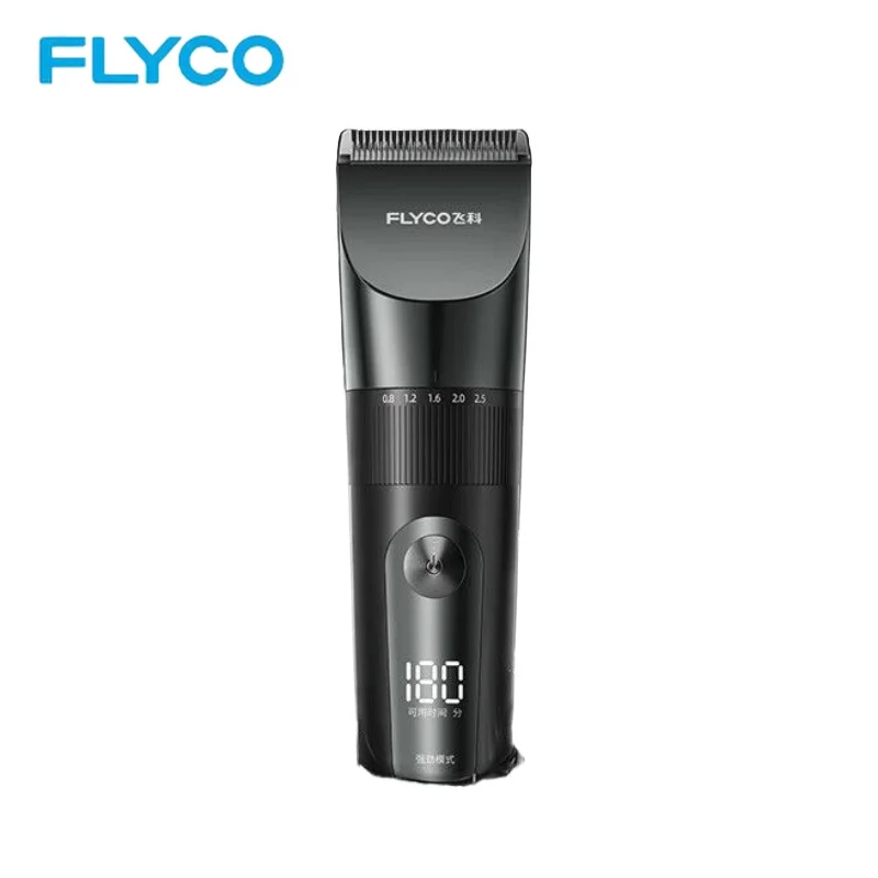

Flyco FC5908 Новая электрическая стрижка с быстрой зарядкой для мытья всего тела, умный дисплей мощности, машинка для стрижки волос с защитой от защемления и длительным сроком службы батареи