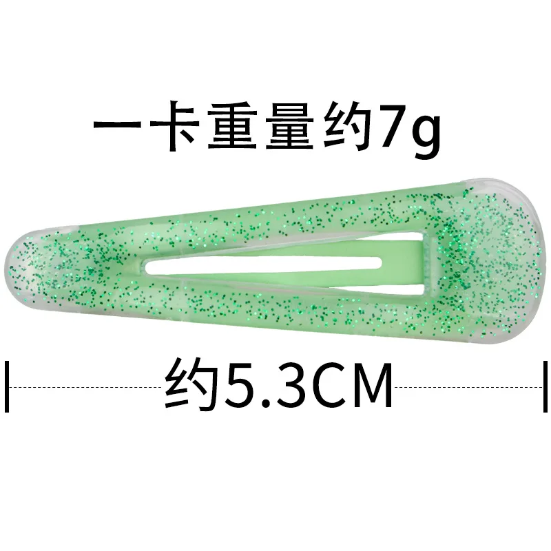 2pcs/lot Colorful Glitter Hairpins Metal Barrette BB Hair Clips Kids Children Baby Girls Snap Pins Women Hair Accessories