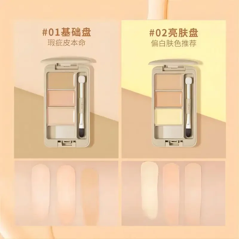 UKISS Concealer Palette Foundation Cream Full Coverage Moisturising Long-Lasting Rare Beauty Nourishing Face Makeup Cosmetics