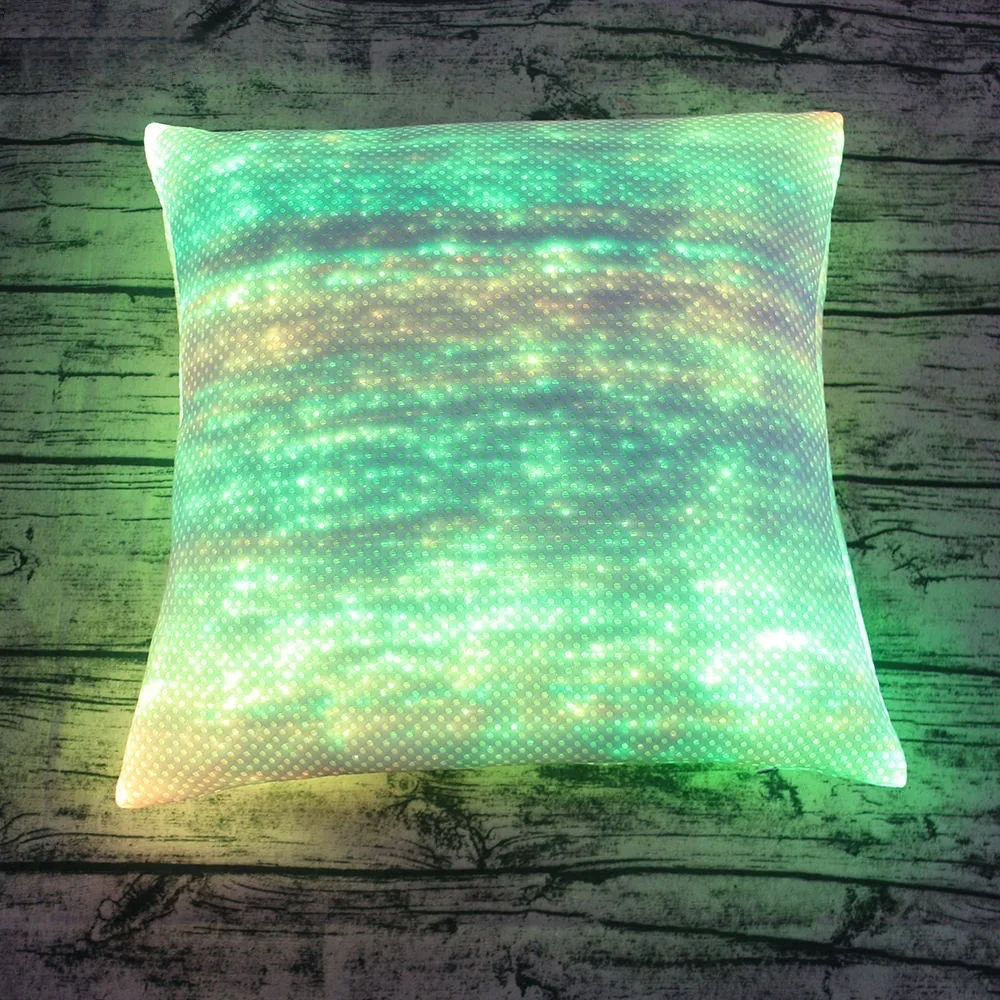 Starlight LED Illuminated Pillow: Soft Glow Cushion with Color-Changing Lights, Perfect Nighttime Decor & Charming Home