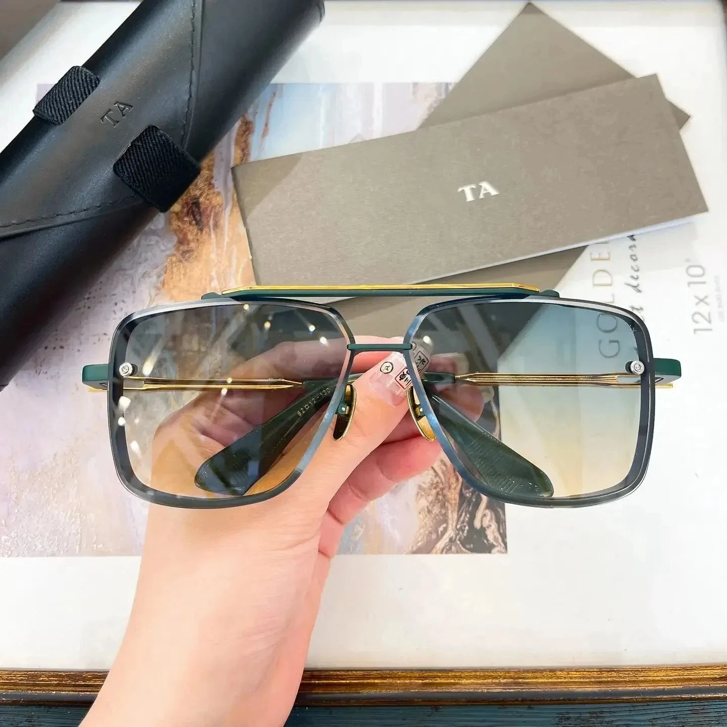 

Original Factory For DIYTA DT DTS121 MACH SIX With Brand Box Popular Casual Premium Alloy Frame Business Men Women Sunglasses