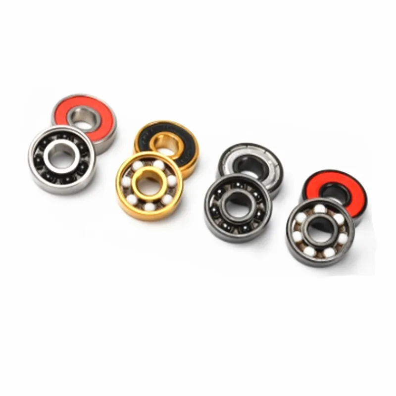 

2Pcs High Speed 608 Roller Skates Bearing Skateboard Bearing 608 Bearing 8x22x7mm Ceramic Bearings