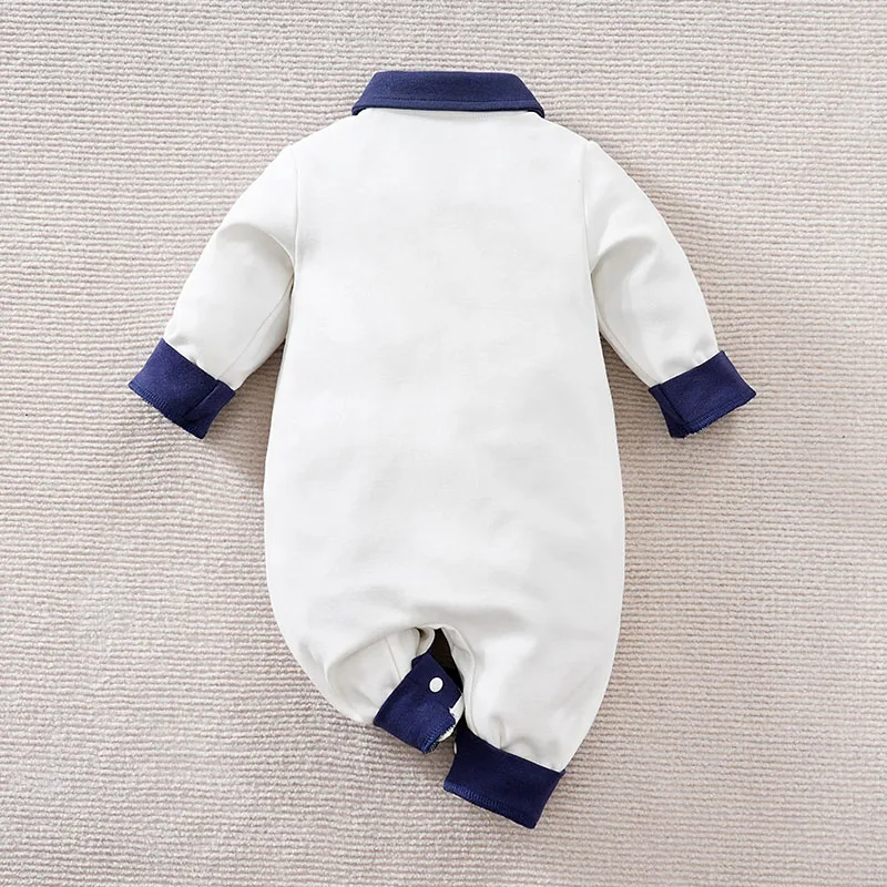 Spring And Autumn Boys And Girls College Style Art Shirt Cotton Comfortable Casual Long Sleeve Baby Bodysuit