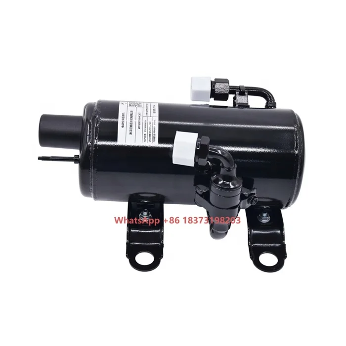 Low Height Horizontal 12v 2000w Electric Hermetic Motor Compressor R134a for Truck Cabin Marine Boat Air Conditioner