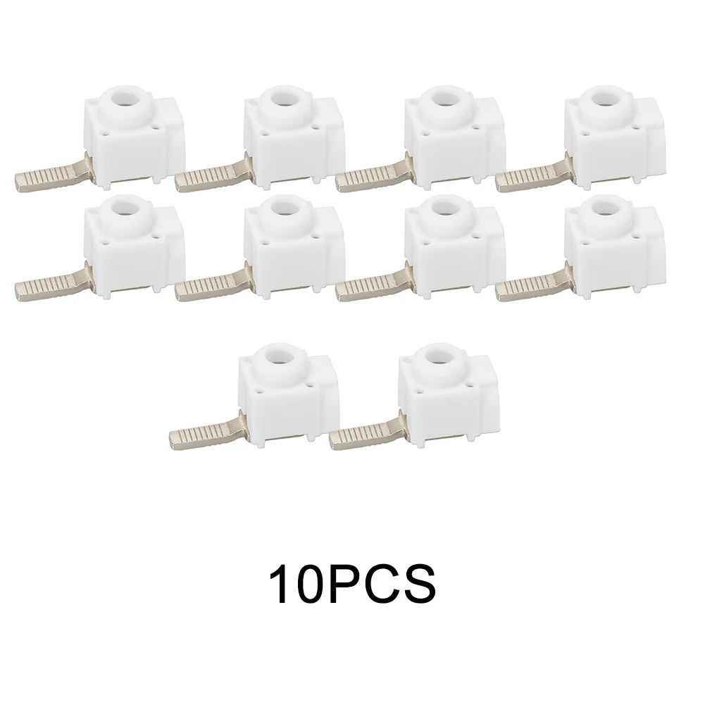

​10 Pcs 25 Mm² Terminal For Busbar Circuit Breaker Distribution Box Connector Circuit Breaker Link