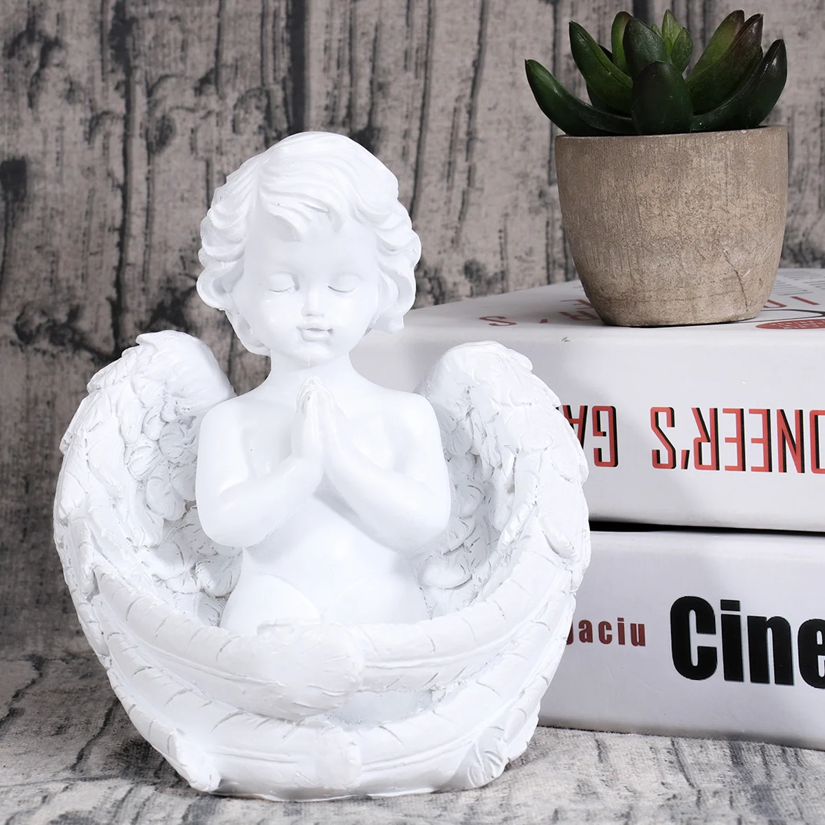 

Charming Resin Angel Home Decor Figurines European Style Statues for Table Shelf Cabinet Indoor Outdoor Display