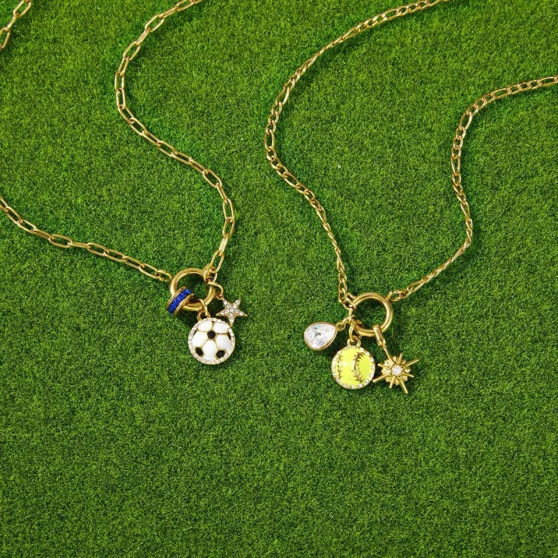 

Luxury Titanium Steel Tennis Dot Necklace Women's Clavicle Chain Stainless Steel High-End Sensation Commute Jewelry Daily Party