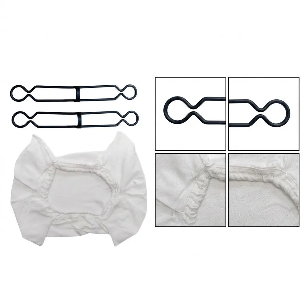 Filter Bag and Clip Kit Compatible with For Dolphin Pool Vacuum Supports Part Numbers 99954307-R1 and 9981430-R2