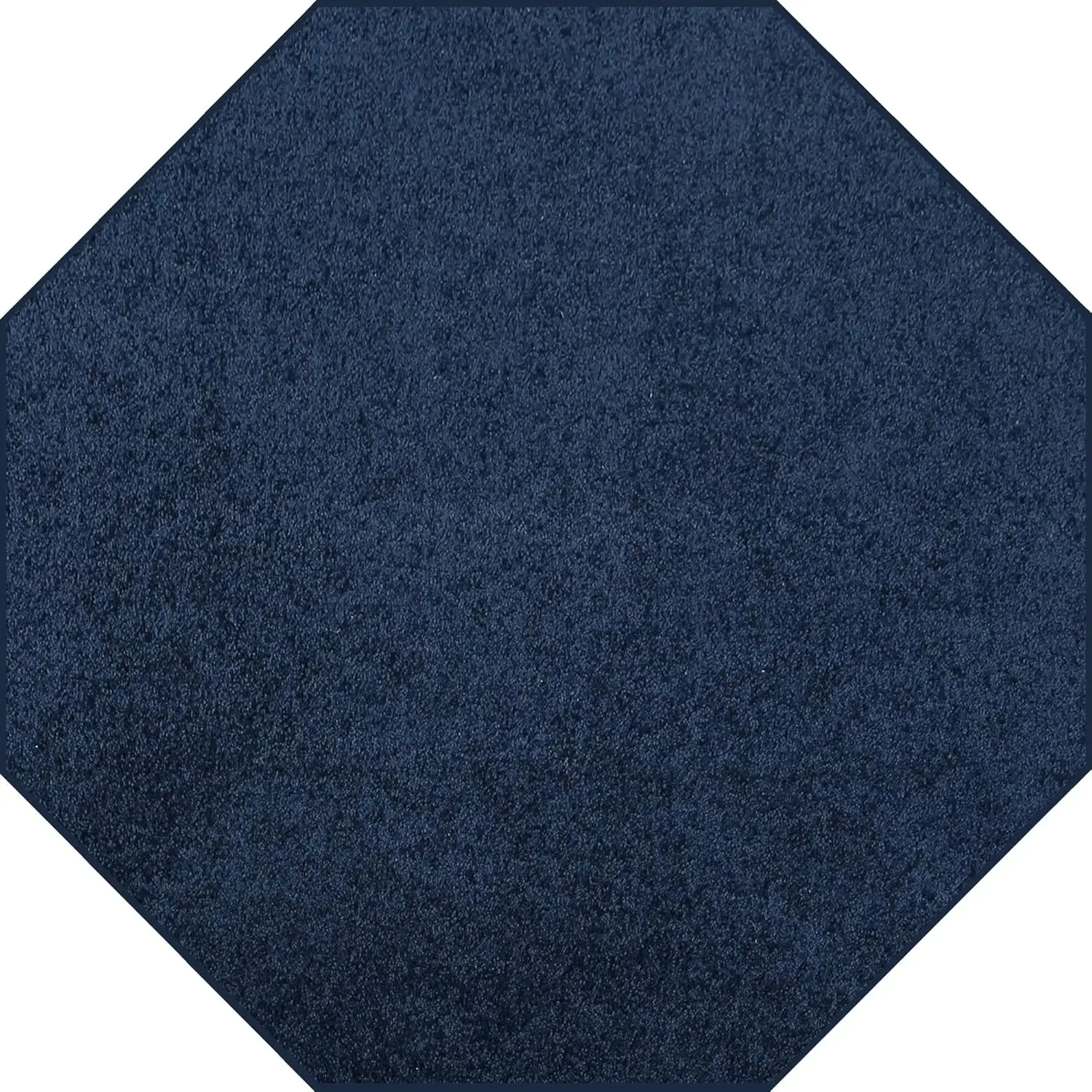 

Pet Friendly Solid Color Area Rugs Navy - 7' Octagon, Indoor, Stain & Fade Resistant, Perfect for Living Room, Bedroom