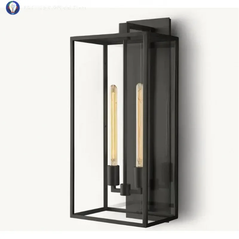 Retro Industrial Solid Brass Scone Modern LED Light Wall Lamps