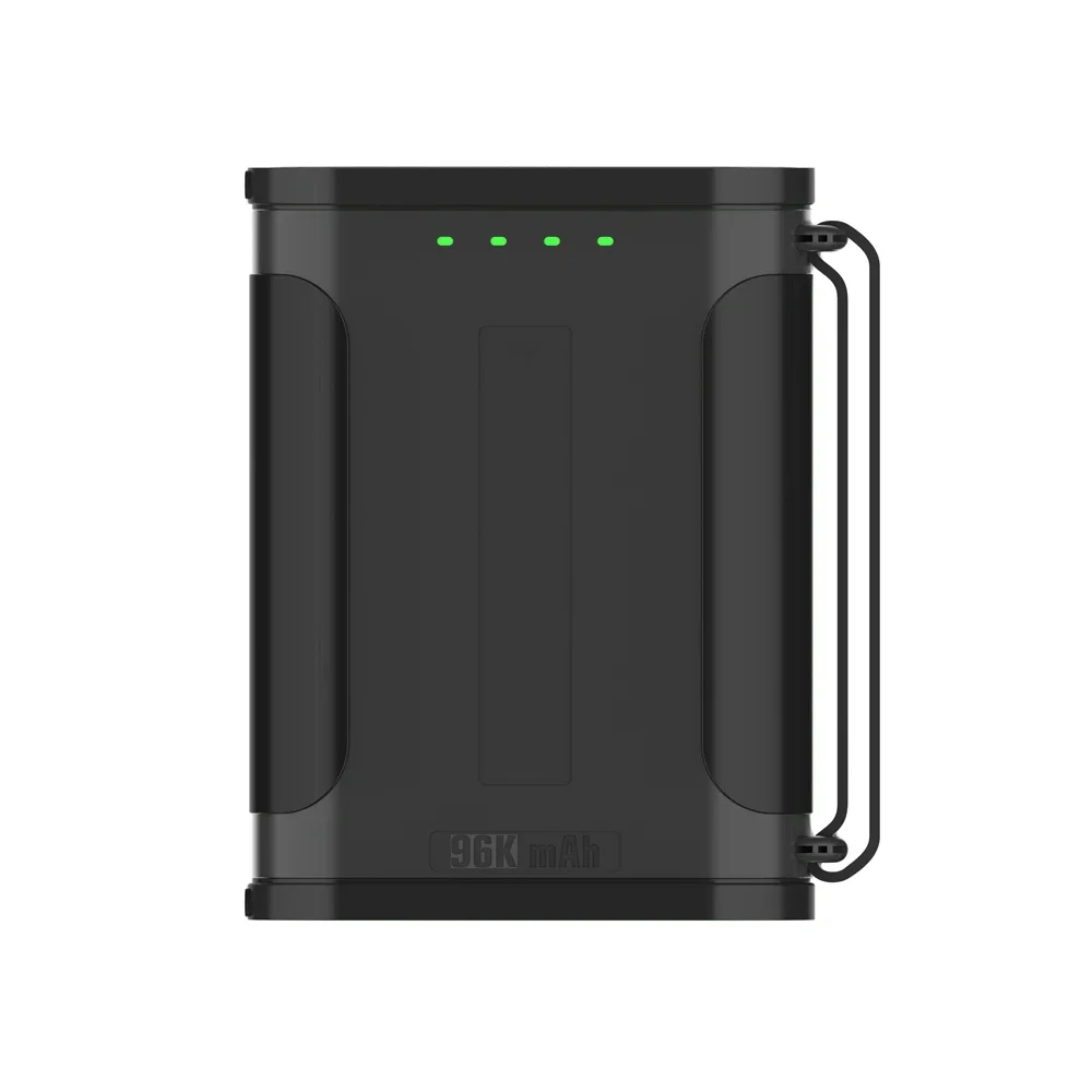 Painel Solar Carregamento Power Bank para Bombas Elétricas de Veículos, Camping, 96,000mAh Baterias de Armazenamento Externo, USB-C, PD 60W