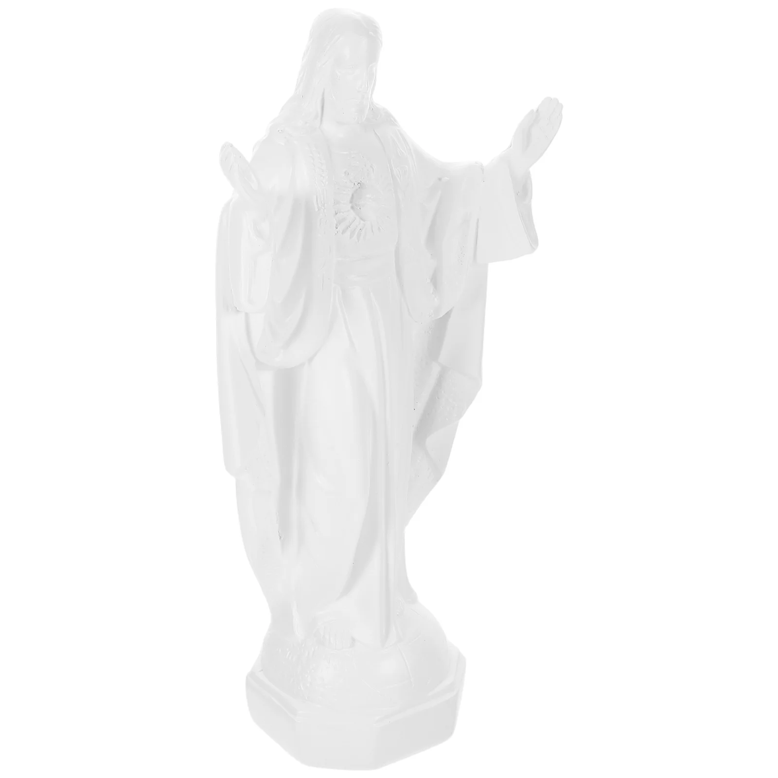 

Resin Resin Jesus Figurine Sturdy Figurine Decoration Mini Model Ornament Jesus Ornament Sculpture