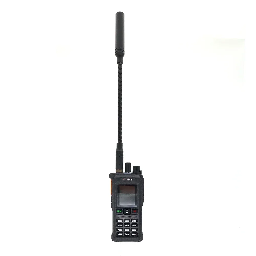 SMA-Female Goose Tube Folding Antenna, Antena UHF VHF para Baofeng, UV-5R, UV-82, BF-888s, Walkie Talkie Acessórios, AT-33cm