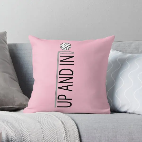 Up In Pink  Printing Throw Pillow Cover Waist Sofa Bedroom Fashion Wedding Square Office Home Soft Pillows not include One Side