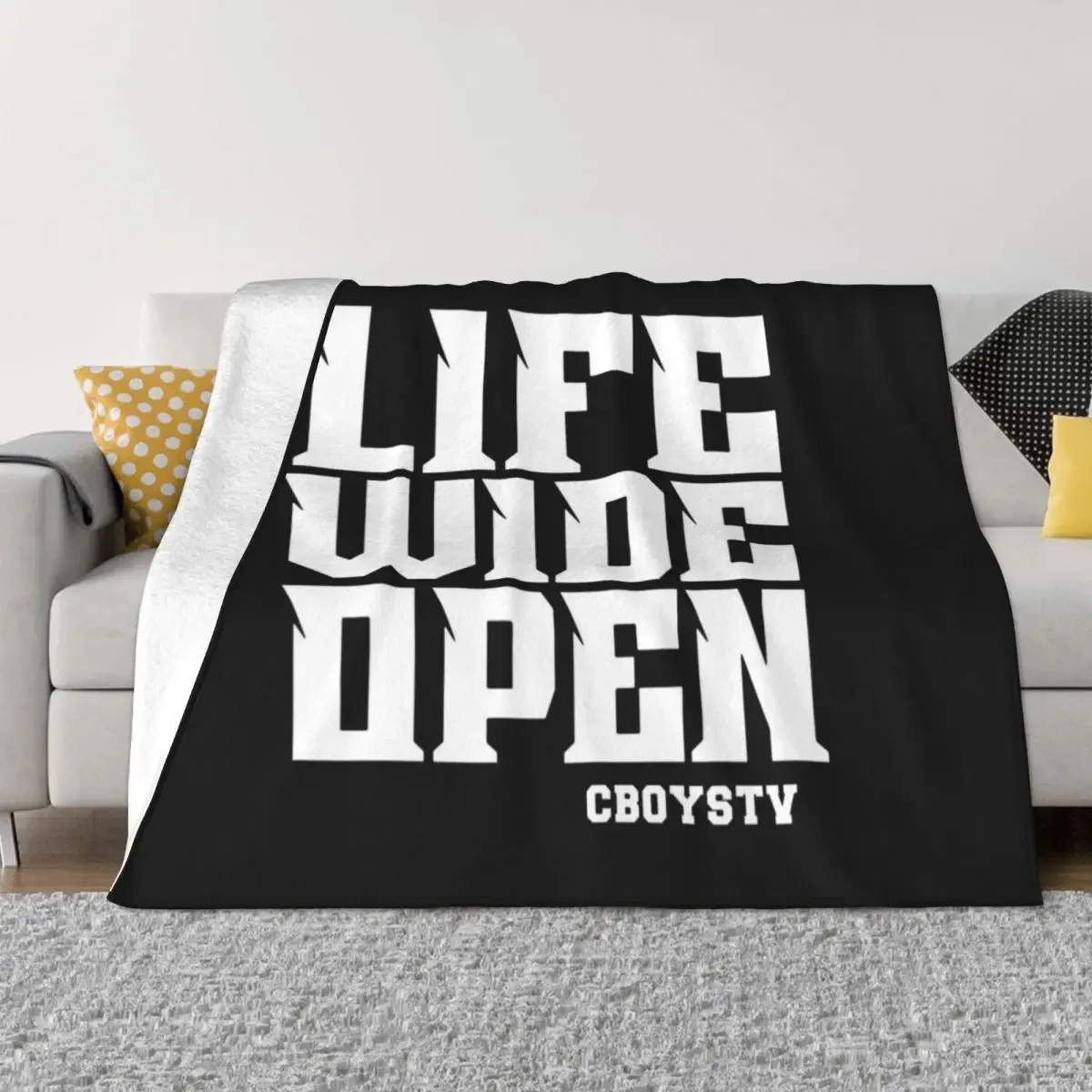 

Cboystv Merch Life широкое открытое одеяло для детей мягкие большие теплые декоративные кровати одеяла