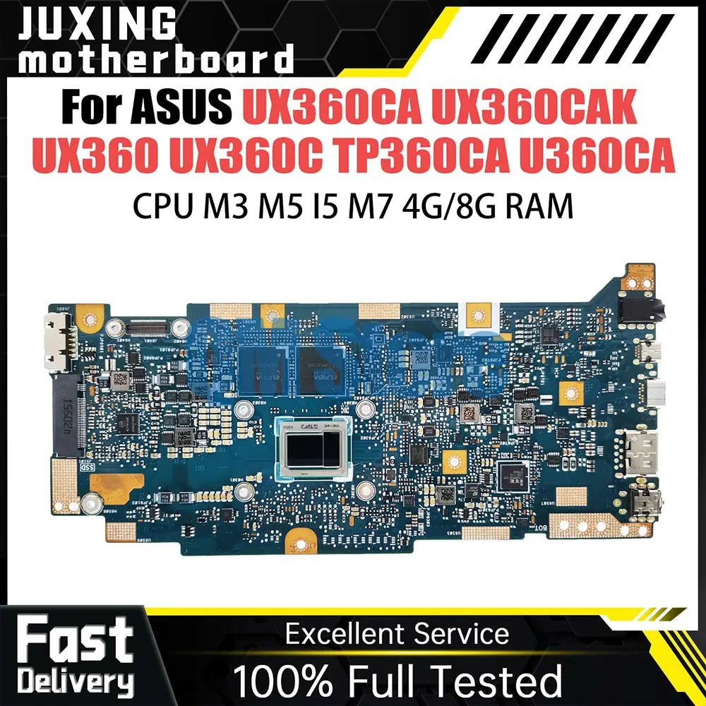 

Notebook Mainboard For ASUS U360CA UX360CA UX360CAK UX360 UX360C TP360CA Laptop Motherboard With M3 M5 I5 M7 4G 8G-RAM