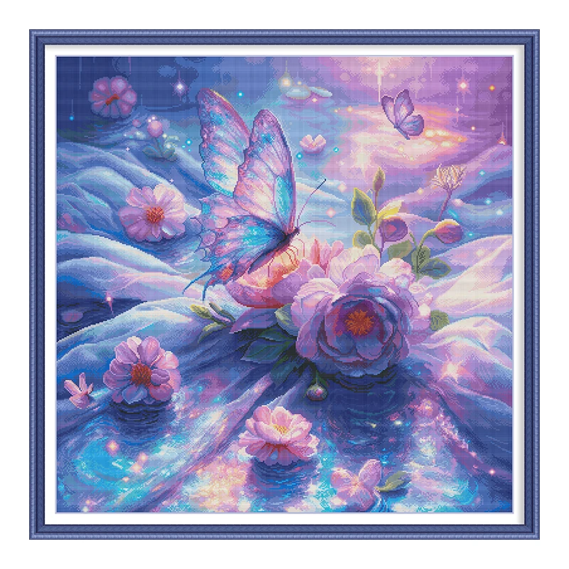 kit-de-point-de-croix-fleurs-aquatiques-scintillantes-magiques-grand-tissu-imprime-papillon-projet-fait-main-pour-decoration-murale-de-chambre