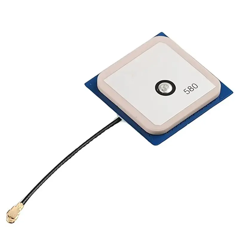B03B-BT-580 32Db High Gain GPS Active Antenna 1575.42Mhz Connector SIM808 Patch For Navigation Tracking