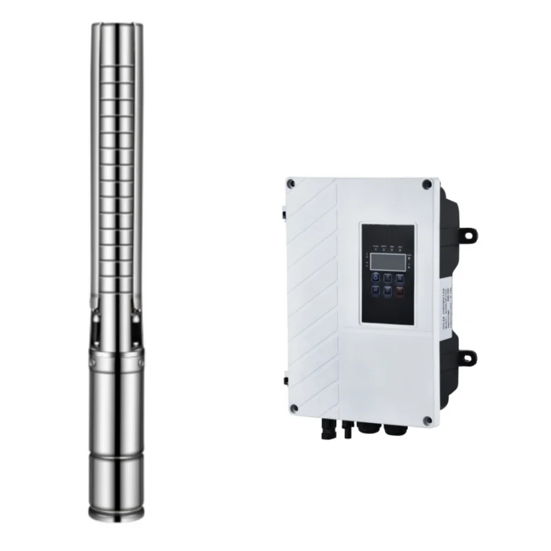 

AC/DC 5.5hp Solar Submersible Water Pump For Agriculture High Efficiency Solar Pump For Irrigation