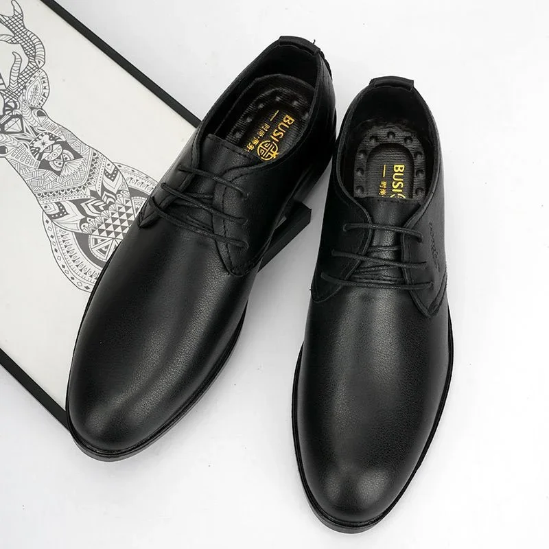 

Деловая кожаная повседневная обувь, мужская официальная костюмная обувь, новая офисная одежда, Высококачественная модная 39 мужская деловая обувь