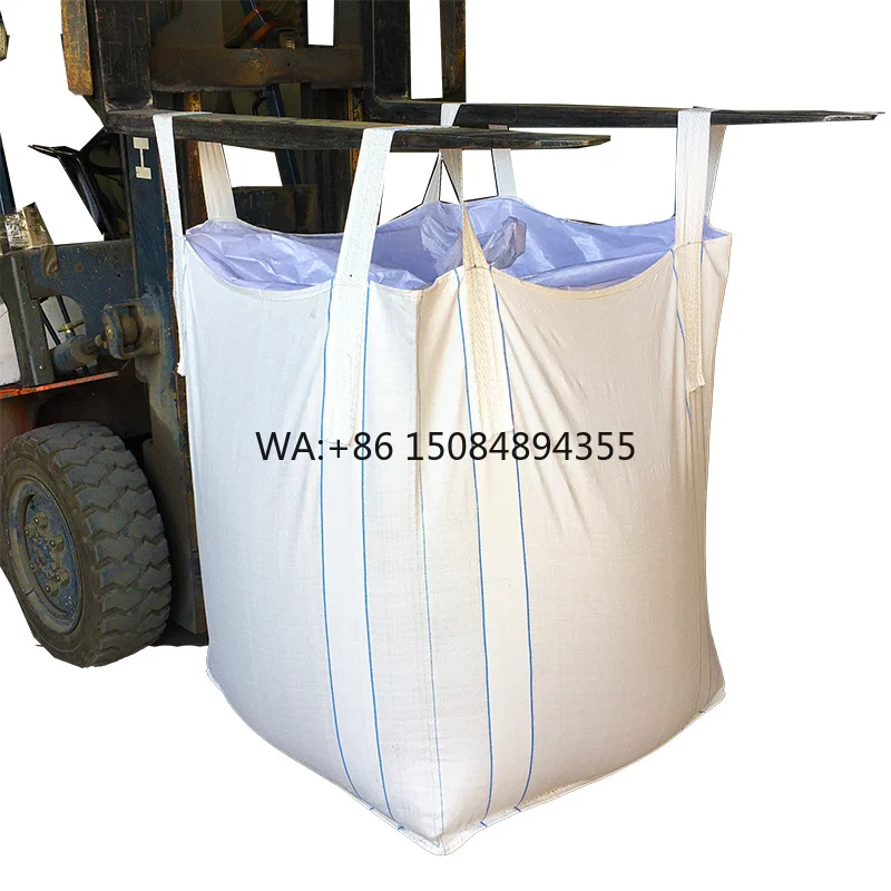 

1 Tonne Bag Fibc Bulk Bag Jumbo Bag Supplier Top with Duffle Skirt
