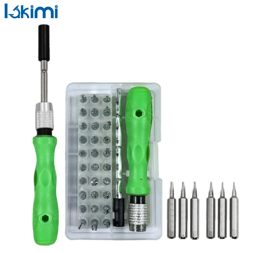

Precision Screwdriver Set 32-in-1 – Magnetic Bits Tool Kit Repair Screwdriver Phone Mobile IPad Camera Maintenance LK-AA479