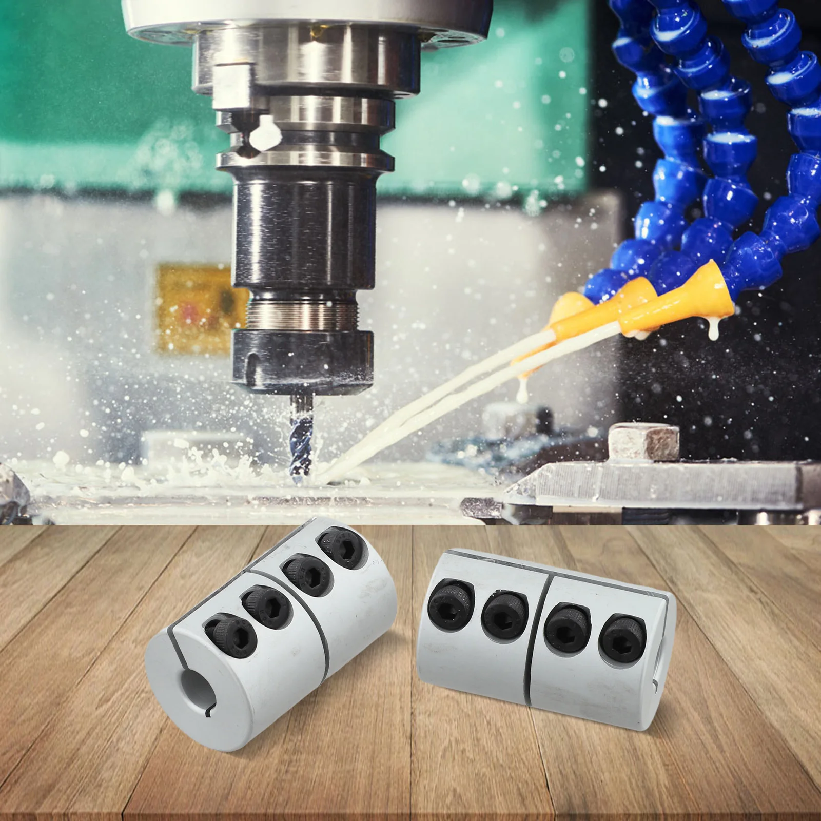 

D25L40 Coupler Shaft Coupler Machine Connection Anti-corrosion Hard Aluminum Alloy Rotary Connection For Encoder