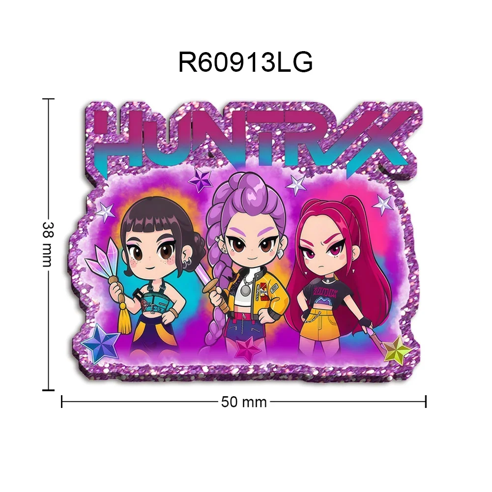 

Chunky Glitter Acrylic 5pcs Purple Color Flatback Kpop Singers for Badge Hair Bow Keychain Reel Clip Decoration