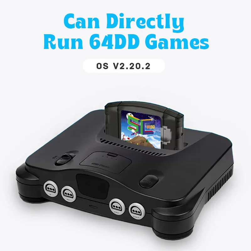 EVERGENESIS 64 مفتوح المصدر N64 5000 في 1 لعبة خرطوشة لنينتندو 64 بطاقة الألعاب مجانية 32G بطاقة التوافق دعم 64DD ألعاب