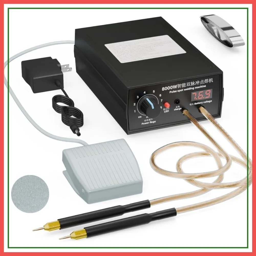 

8000W Handheld Battery Spot Welder, Portable DIY Welding Machine, High-Power Welder for 18650 Lithium Batteries