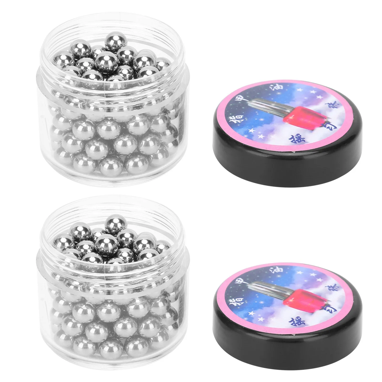 200Pcs Nail Polish Shaker Beads 304 Stainless Steel Ball AntiAcid Hand Tools 3/16