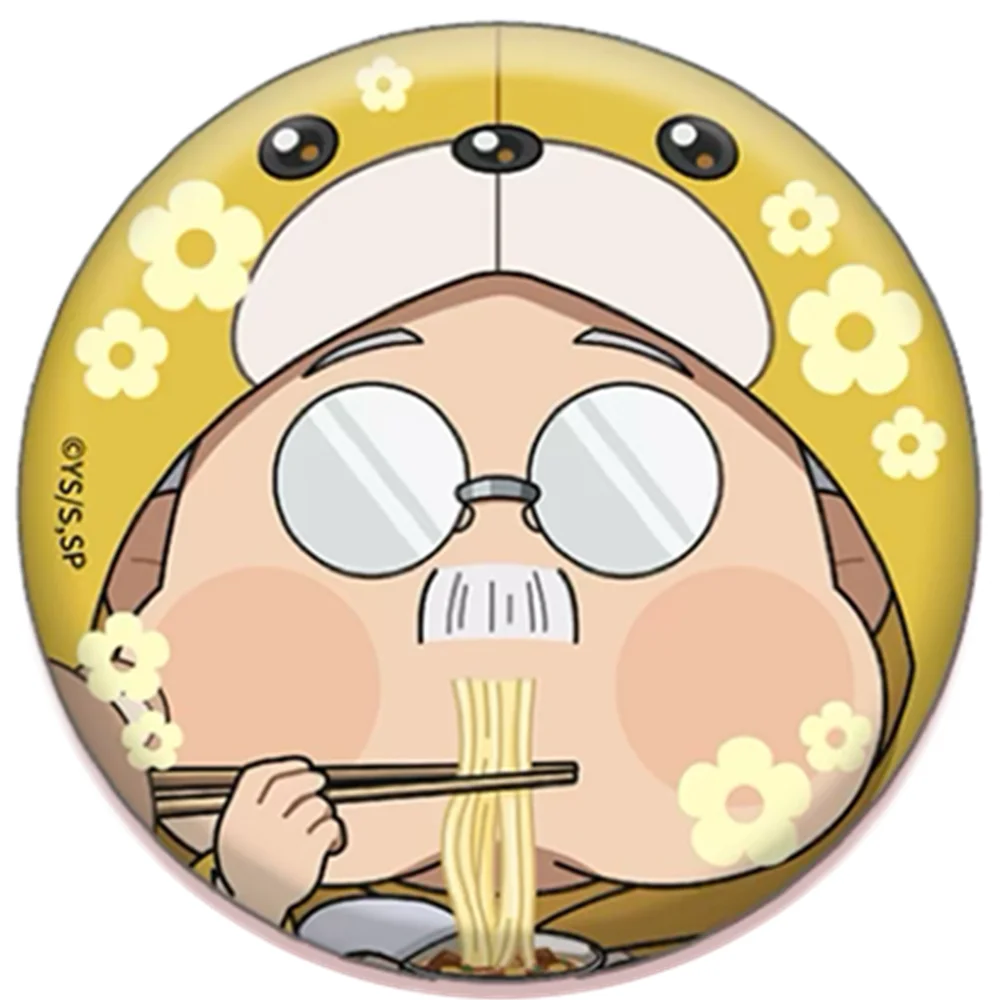 เข็มกลัดโลหะ 58 มม. อนิเมะ SAKAMOTO DAYS อาซาคุระ ชิน ลู่ ซาโอถัง ทาโร่ ซากาโมโตะ มาชิโมะ เฮอิสุเกะ คอสเพลย์ ชุดคอสเพลย์ ﻿