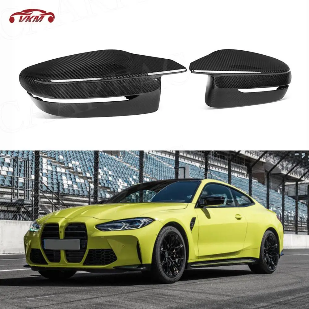 

Dry Carbon Fiber Rear View Mirror Cover Replacement for BMW G42 G80 M3 G82 G83 M4 2021+ LHD Drive Side Mirror Shell Accessories