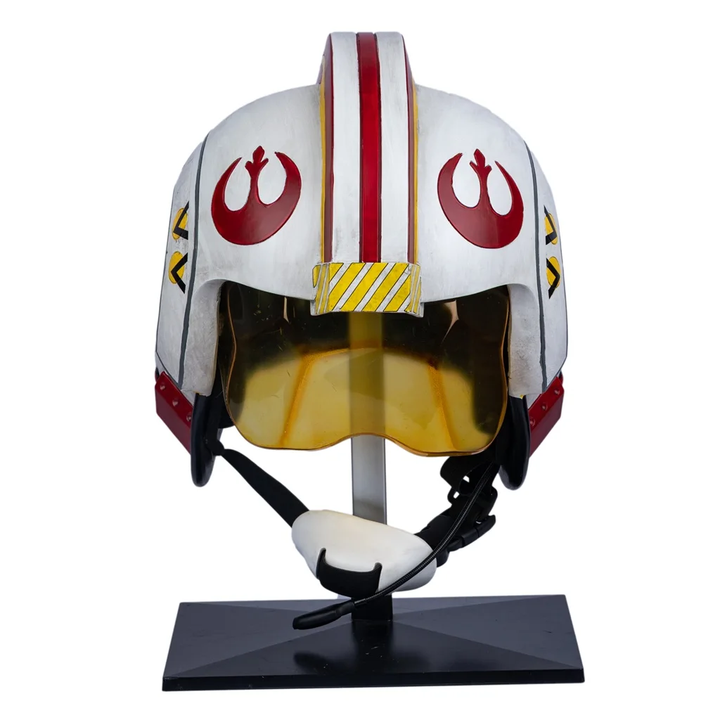 Xcoser SW Luke Skywalker Battle Simulation Helmet Cosplay Resin Replicas Adult Halloween Cosplay Fans Collection