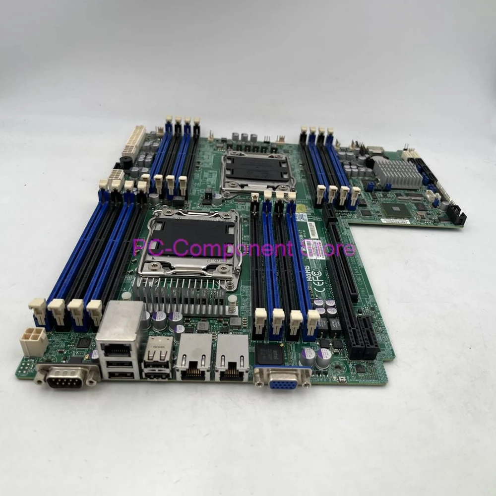 For Supermicro Server Motherboard  Support For Xeon E5-2600 V1/V2 Family LGA2011 DDR3 X9DRW-iF