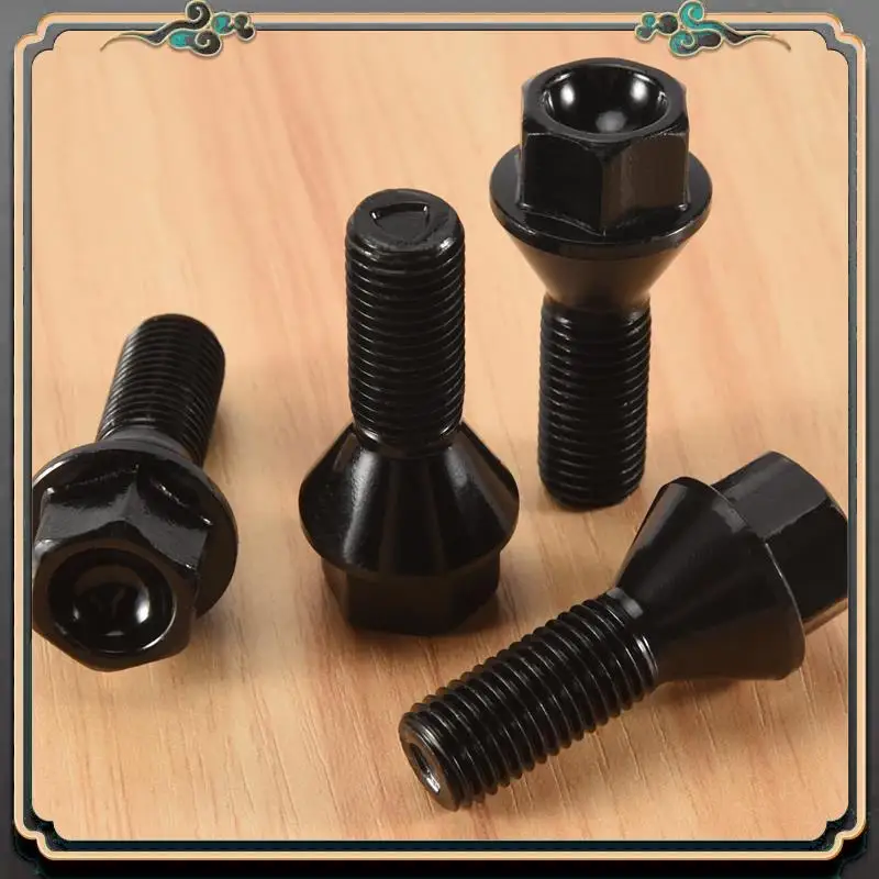

M45K-4Pcs Black Wheel Bolt Lug Nut For BMW E30 E36 E46 E60 E90 36136781150