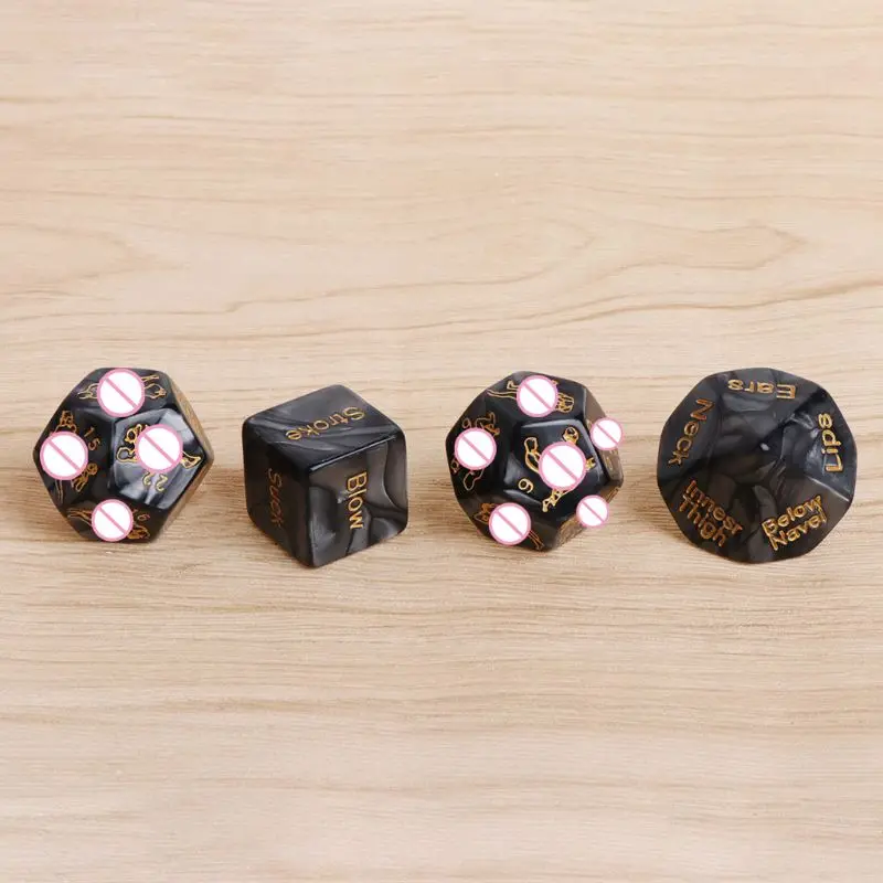 Fun Acrylic Dice Love Dice Sex Dice Love Game Toy Erotic Dices Love Dices BDSM Dice Sexy Posture Sex Toys For Couples Adult Game