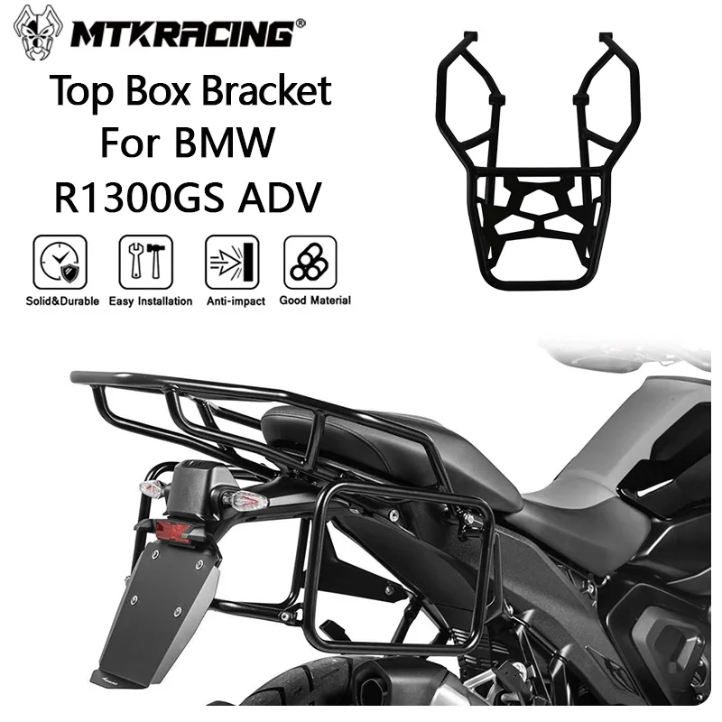 

MTKRACING Top Box Bracket For BMW R1300GS ADV 2023-2024 Motorcycle Support Shelf Holder Luggage Rack Top Box Bracket
