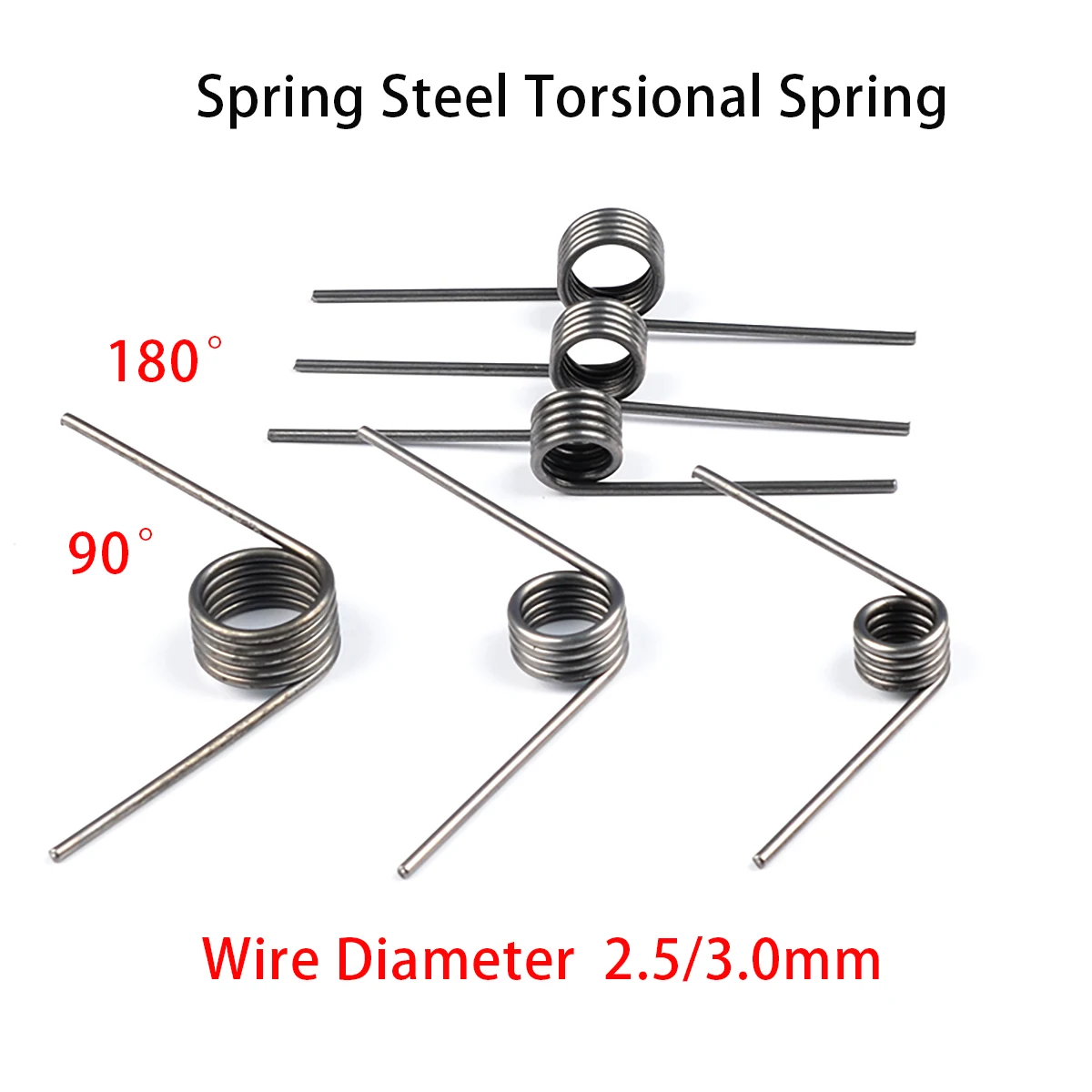 

Wire 2.5/3.0Mm Spring Steel 304 Stainless Steel Reset V Type Torsional Spring 90 Degrees 180 Degrees Torsion Accessory