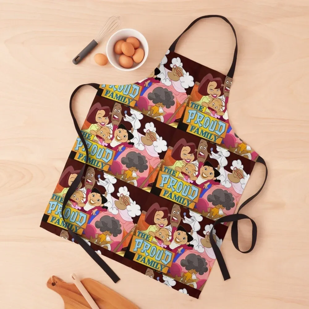 

The proud family Apron Bib For Kitchen bib Cooking Clothes Apron