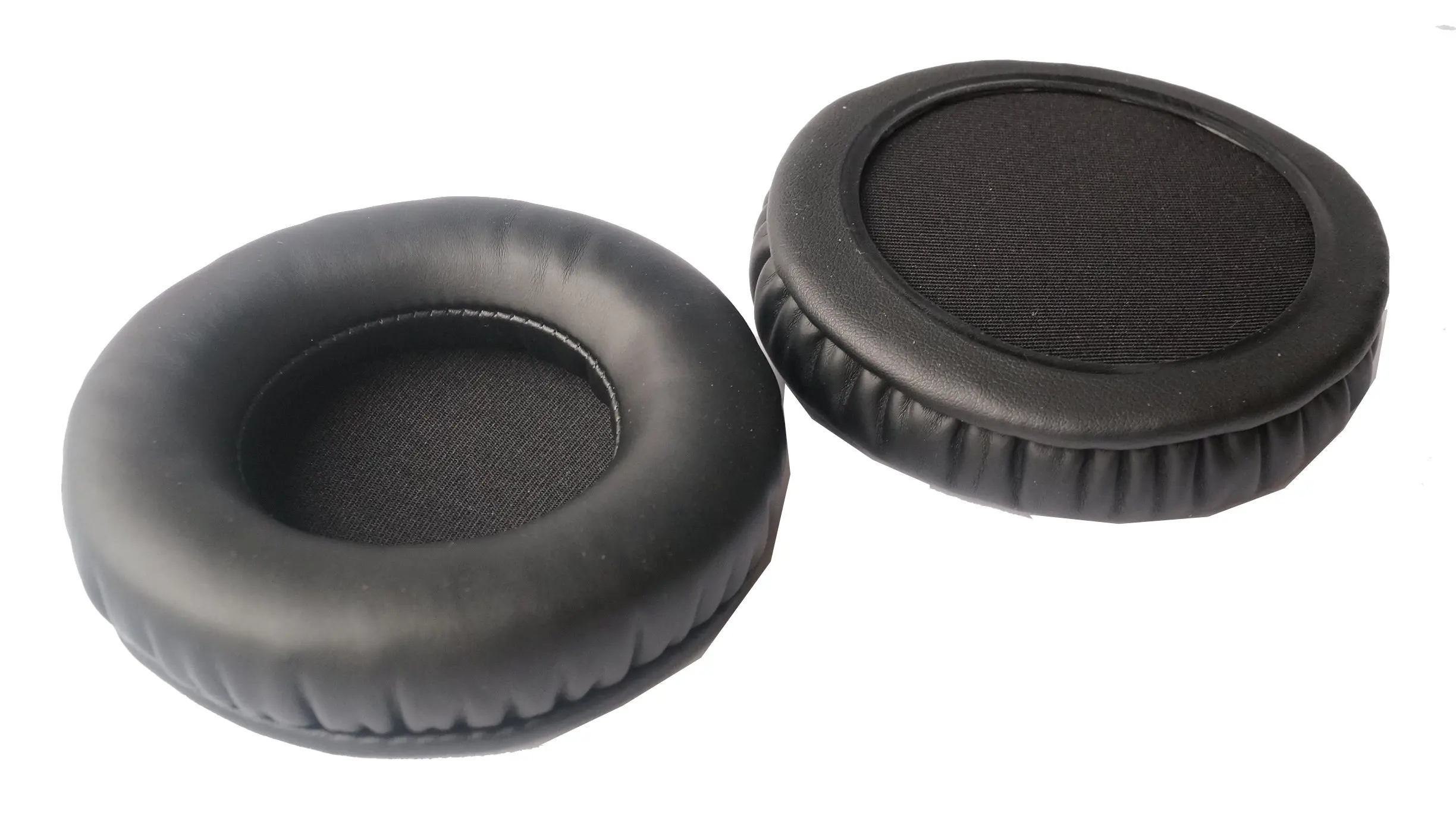 استبدال وسادات الأذن وسادة جلدية ، إصلاح أجزاء ل Mad Catz APK100 Apps سماعة رأس ستيريو للألعاب ، أسود ، 1 زوج