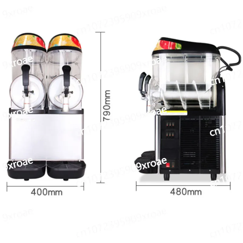 

Commercial Cold Drink Refrigeration Equipment 24L Large Capacity Automatic Freeze Slush Maker Snow Melting Machine