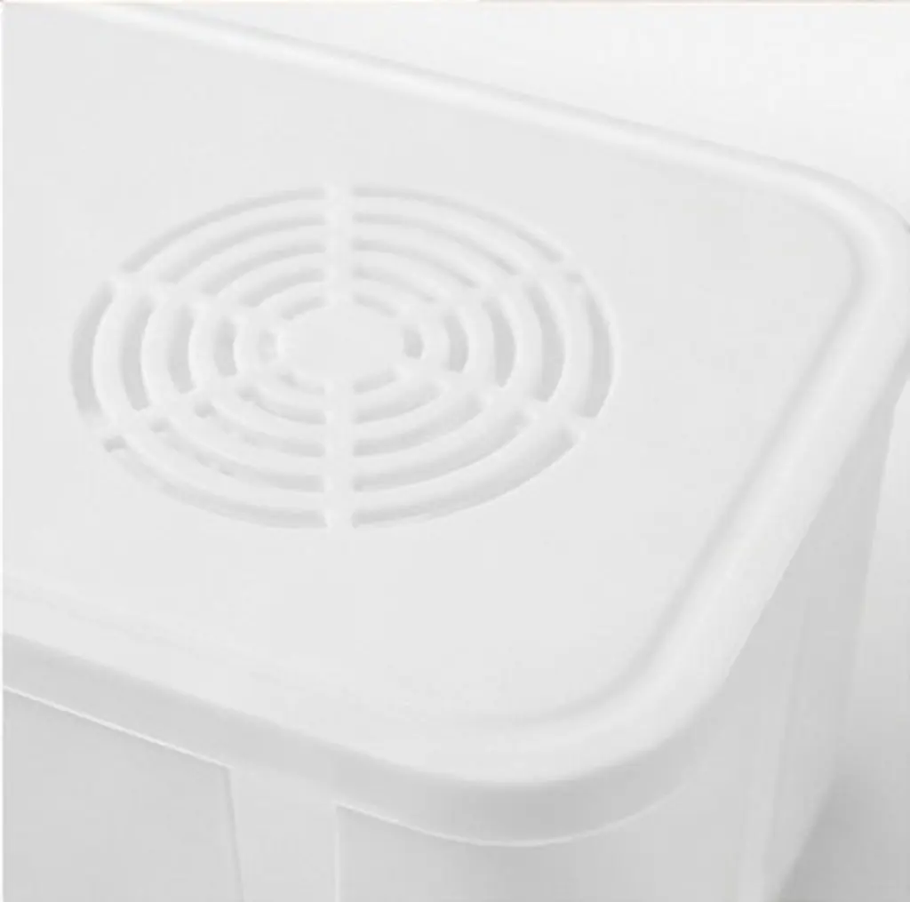 2Pcs Power Cord Storage Box Cable Management Holder for Desk Floor Clean Wire Arranging Case Scratch Resistant Plastic Cord
