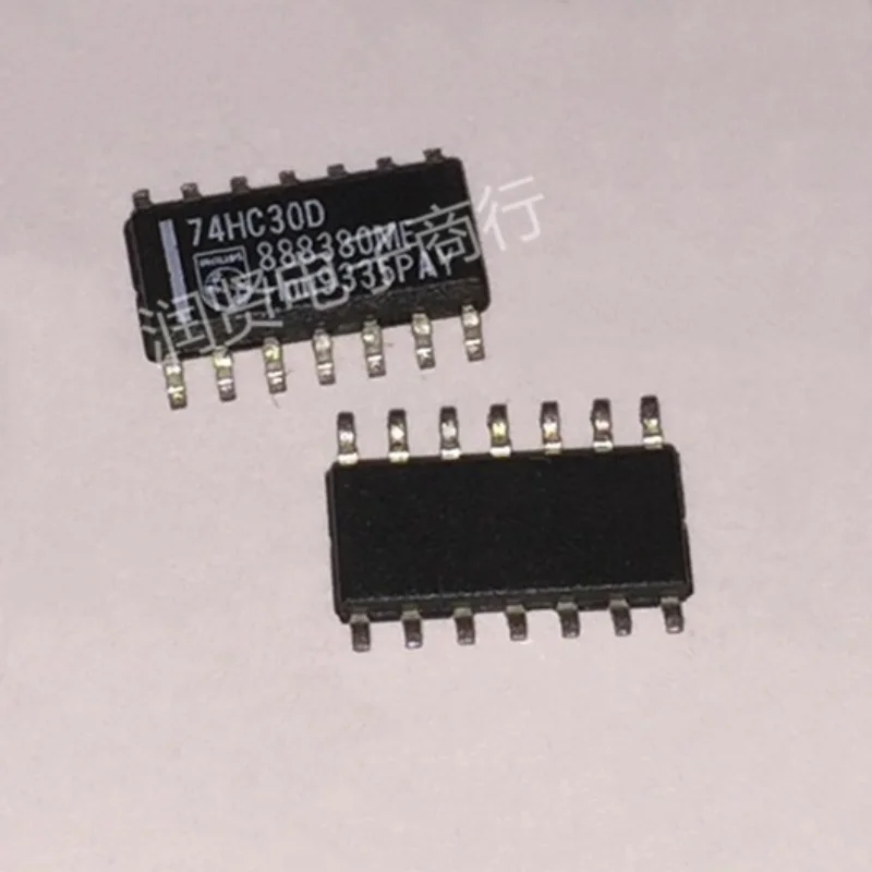 10 pces 74hc30d 74hc30 sop original novo