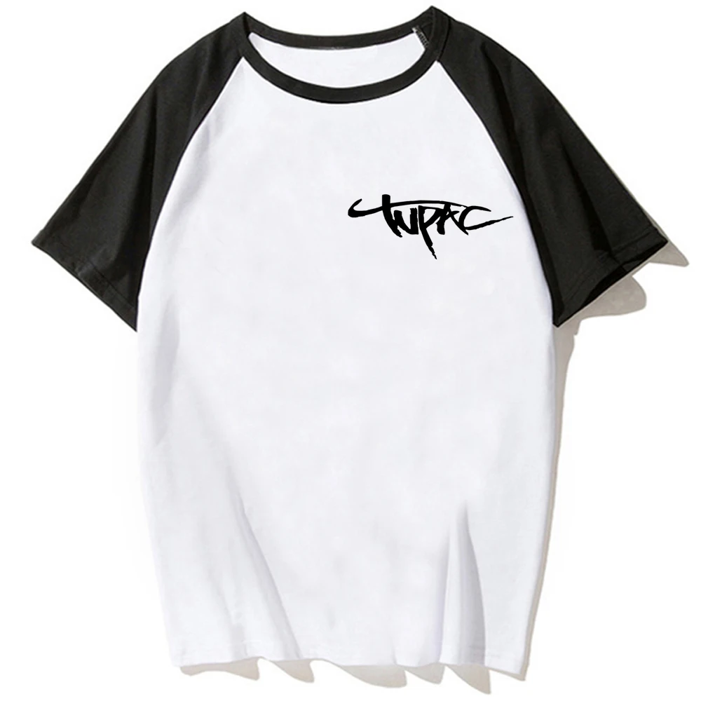 Tupac 2pac clothes male harajuku grunge white t shirt harajuku kawaii 2022 summer top vintage